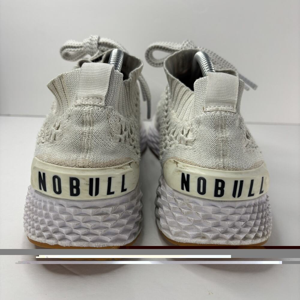 NOBULL Allday Knit White Solid Athletic Shoe Men Size 8.5 Women’s Size 10 - Picture 2 of 11